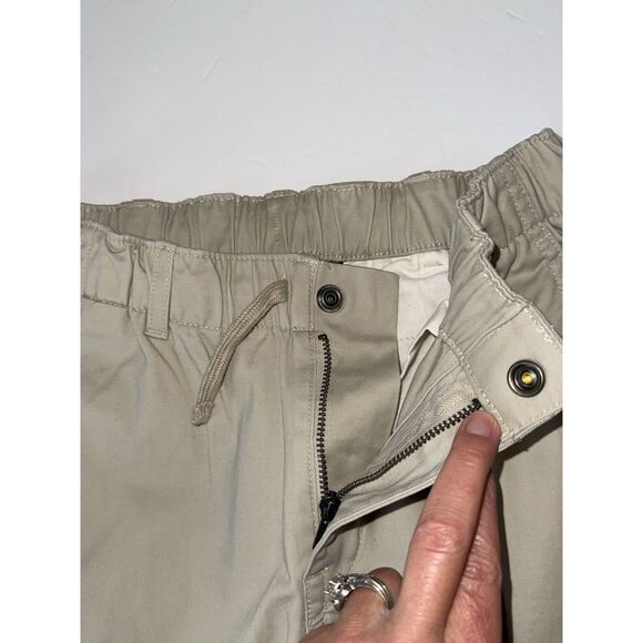 Ralph Lauren Boys 10 Chino Dress Pants Stretch Cargo Khaki Elastic Drawstring - Picture 10 of 16